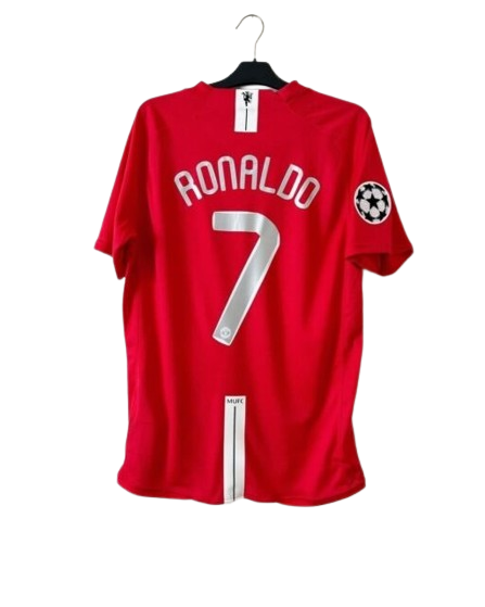 Camisa Retrô Manchester United I Home 2007/08 Masculino Vermelho - Imagem 12
