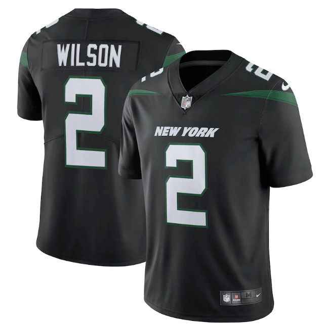 Camisa NFL New York Jets Vapor Limited Jersey Preta - Imagem 2