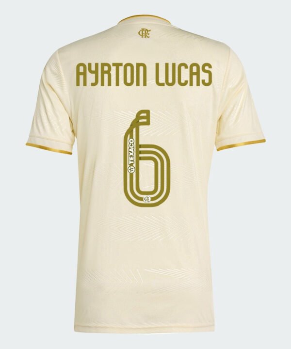 Camisa Flamengo 2025/26 III AYRTON LUCAS N° 6
