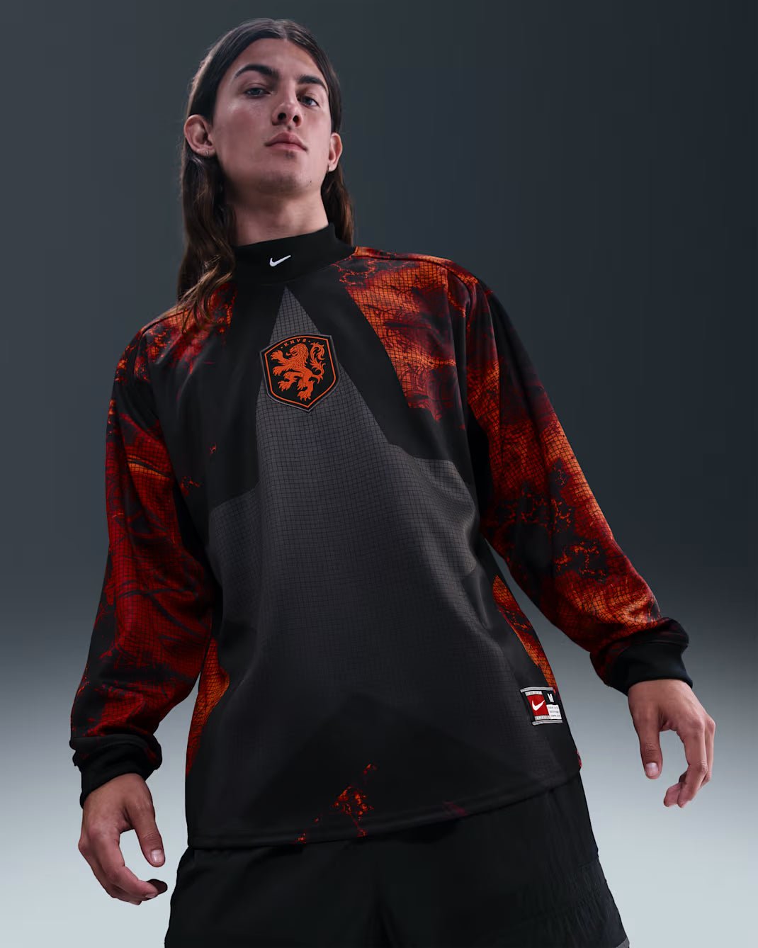 Camisa Holanda 2025/26 Goleiro Manga Longa