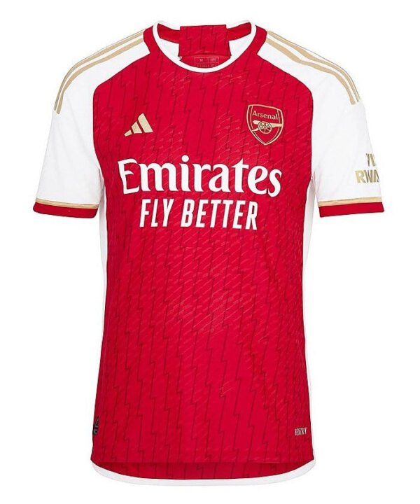 Camisa Arsenal Home 23/24 s/n° Torcedor Masculina - Vermelha