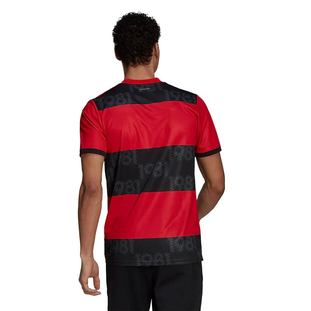 Camisa Flamengo Home 21/22 Torcedor Masculino - Vermelho e Preto - Imagem 5