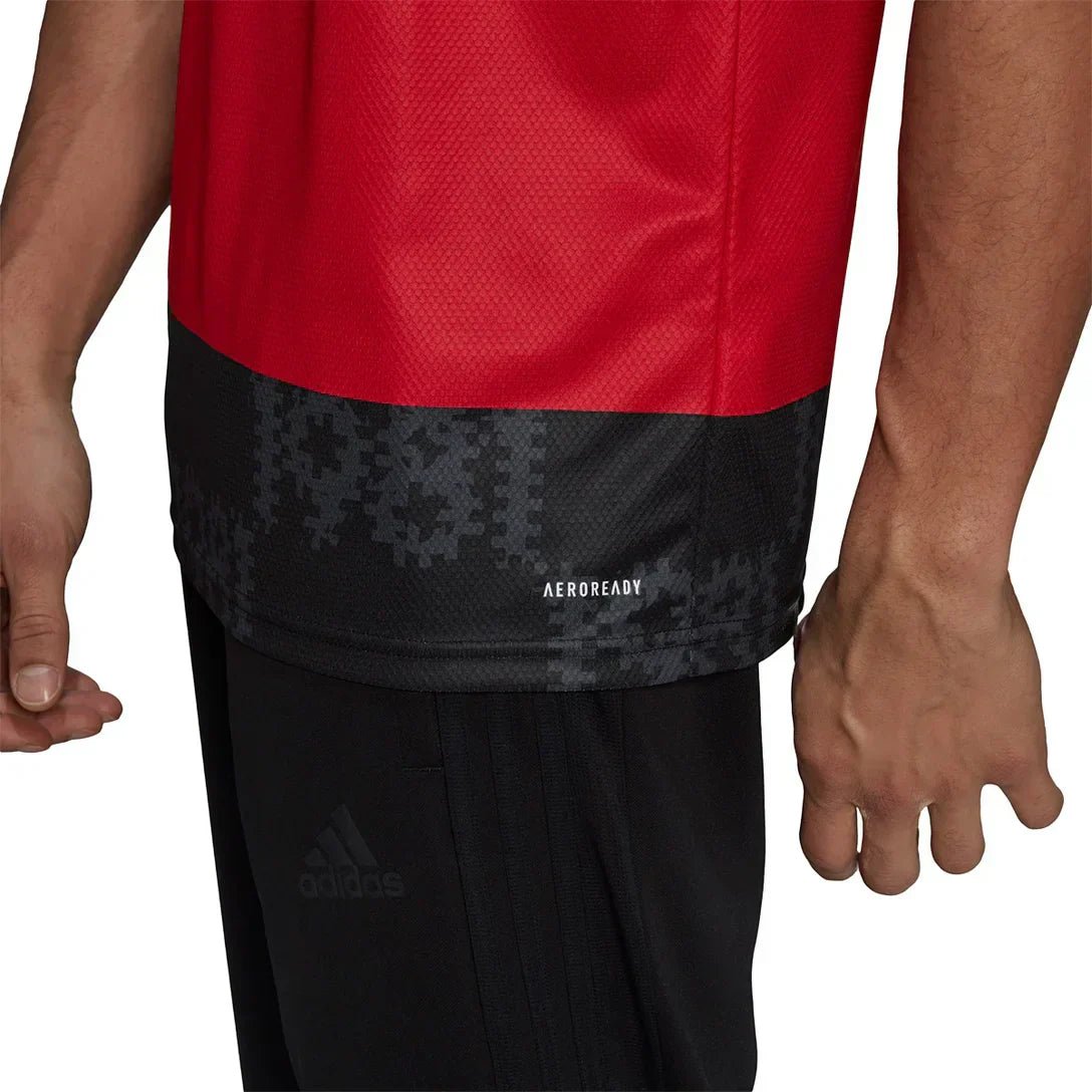Camisa Flamengo Home 21/22 Torcedor Masculino - Vermelho e Preto - Imagem 4