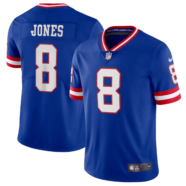 Camisa NFL New York Giants Vapor Limited Jersey Azul Vermelha - Imagem 2