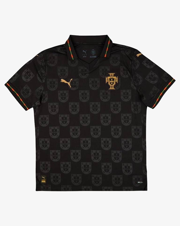 Camisa Seleção Portugal Pantera Negra 2026/27 Torcedor Preta - Imagem 3