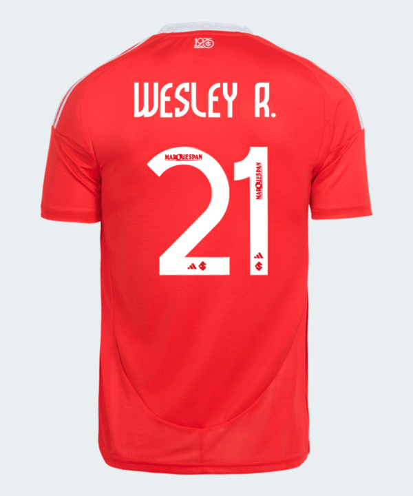 Camisa Internacional 2025/26 I - Wesley R. N° 21