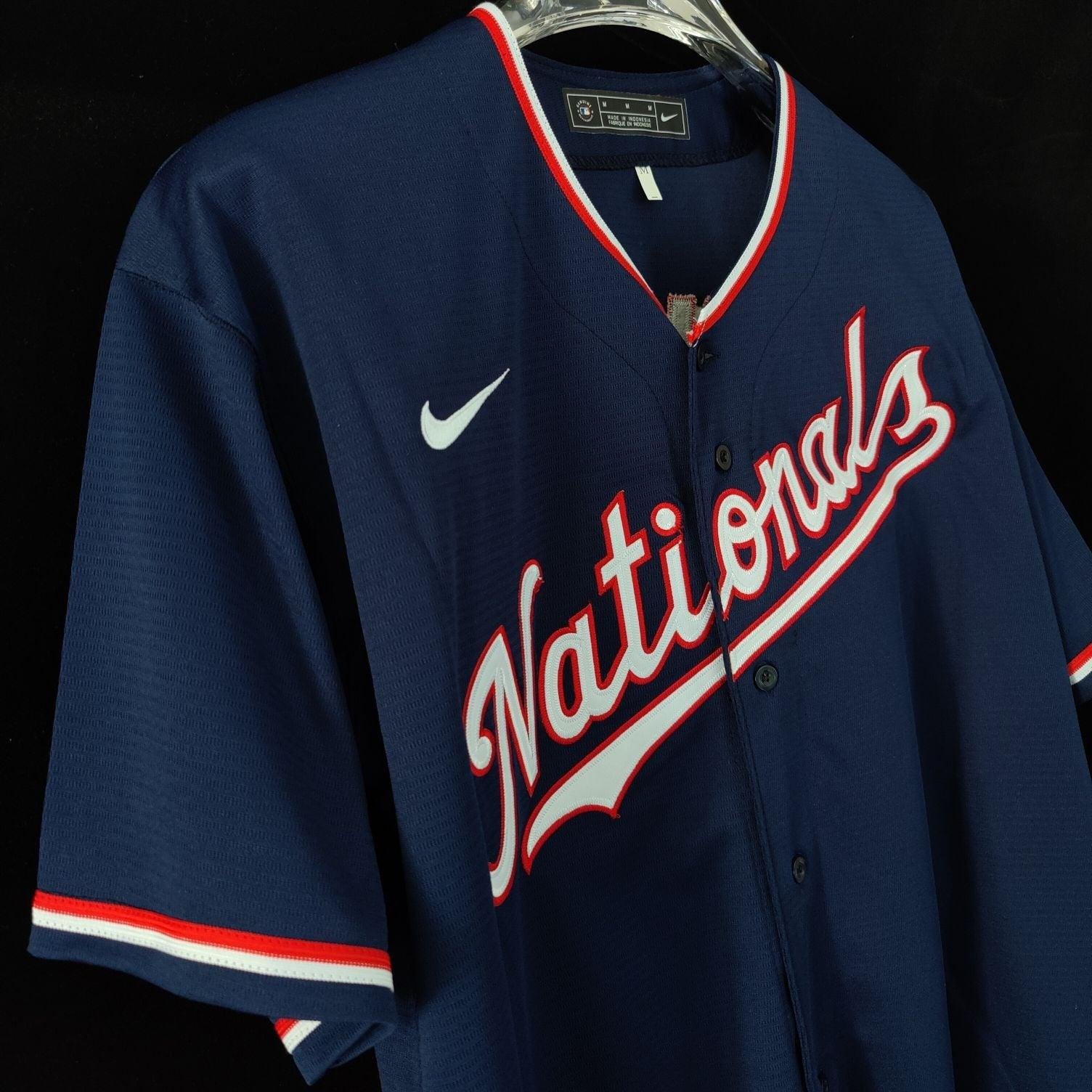Jersey Washington Nationals Azul Torcedor - Imagem 9