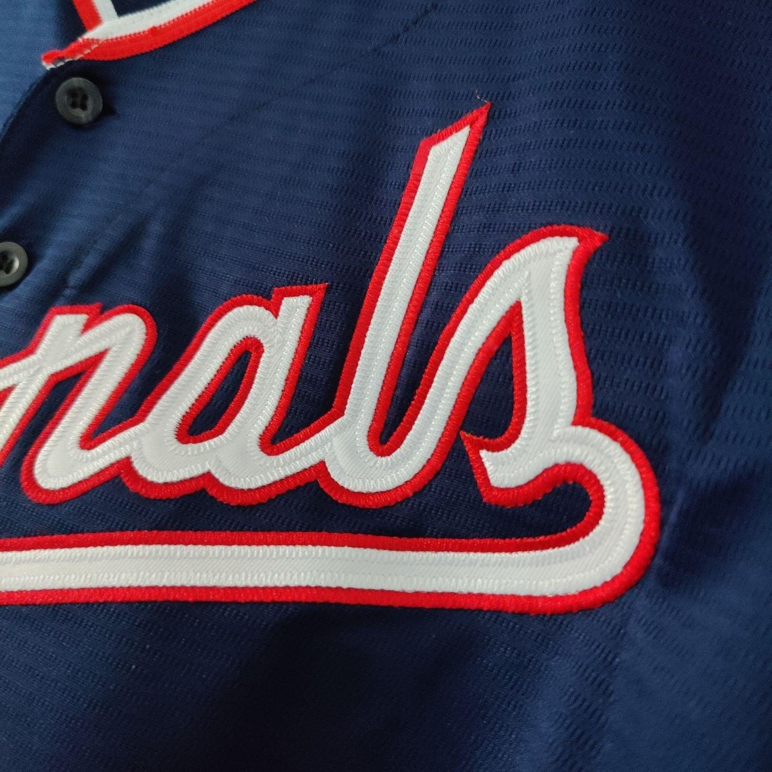Jersey Washington Nationals Azul Torcedor - Imagem 3