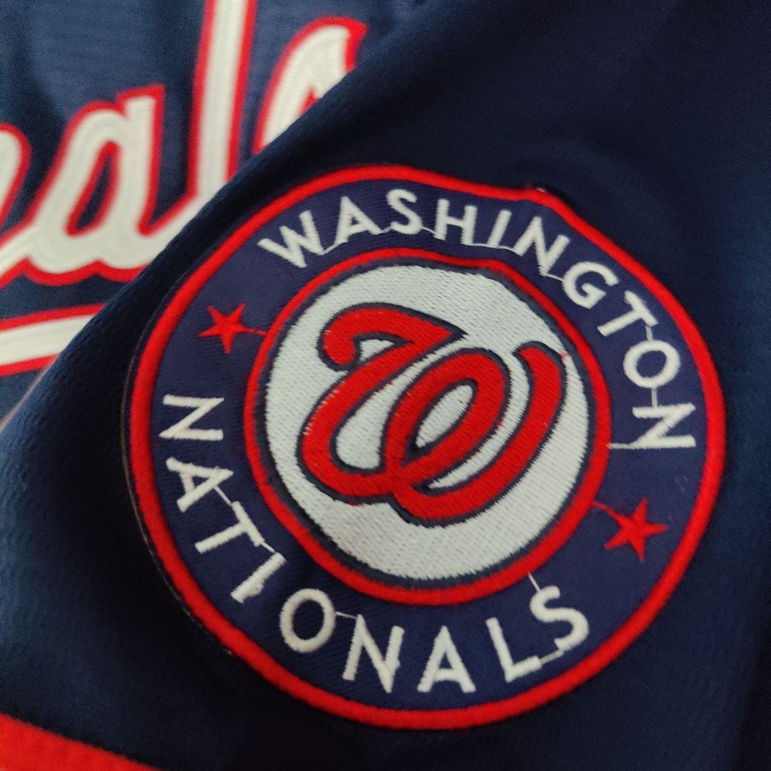 Jersey Washington Nationals Azul Torcedor - Imagem 5