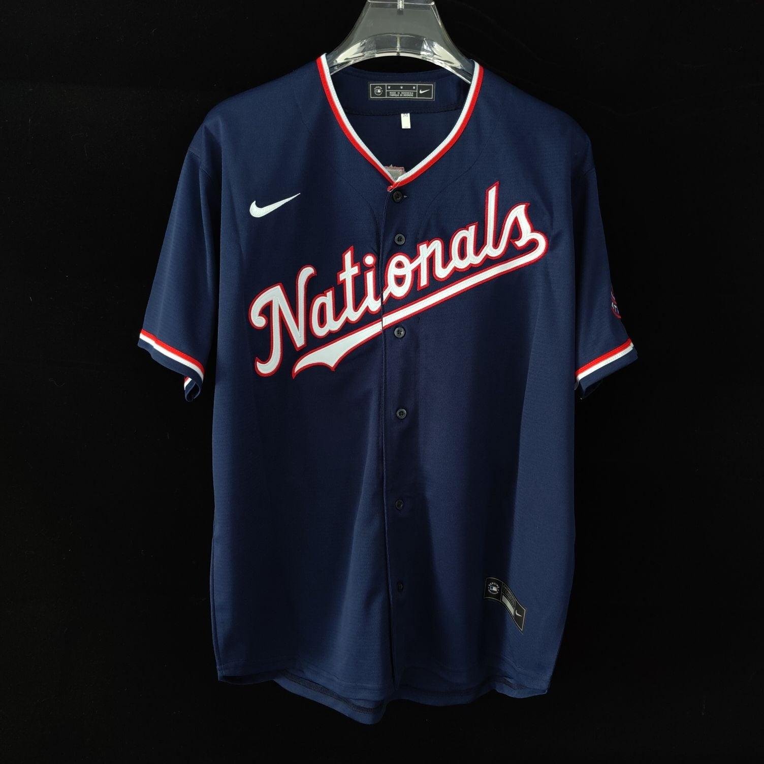 Jersey Washington Nationals Azul Torcedor - Imagem 2