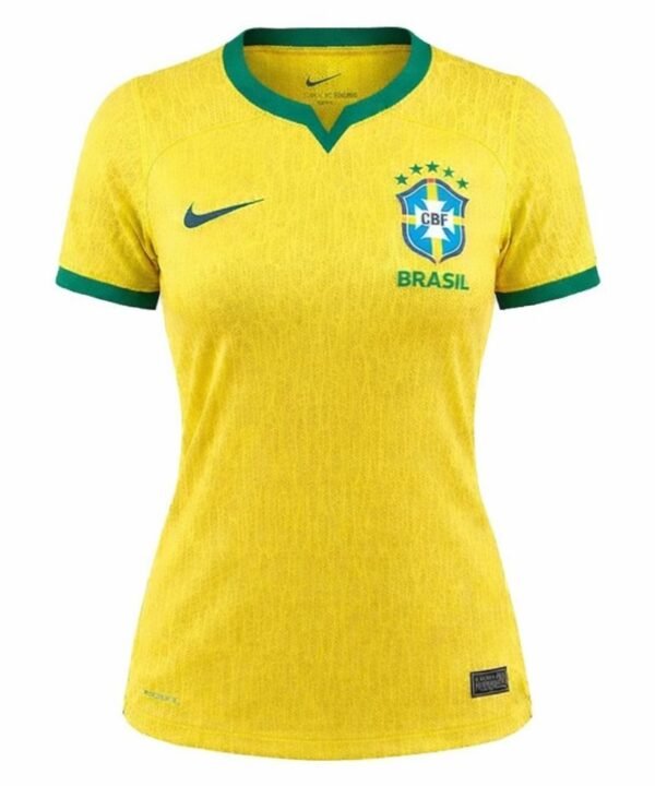 Camisa Brasil I 2026/27 Feminina Amarela
