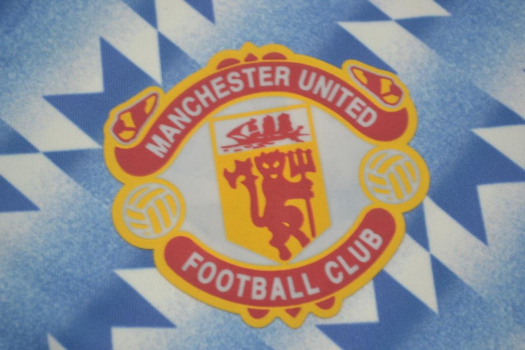 Camisa Manchester United Manga Longa Away 90/92 - Versão Retrô "Cantona" Nº 7 - Imagem 7