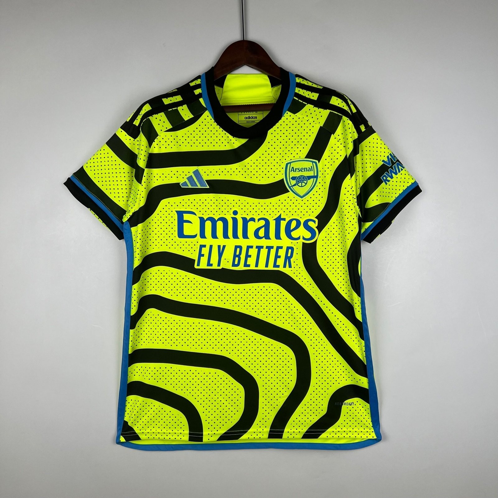 Camisa Arsenal Away 23/24 s/n° Torcedor Masculina - Verde - Imagem 2