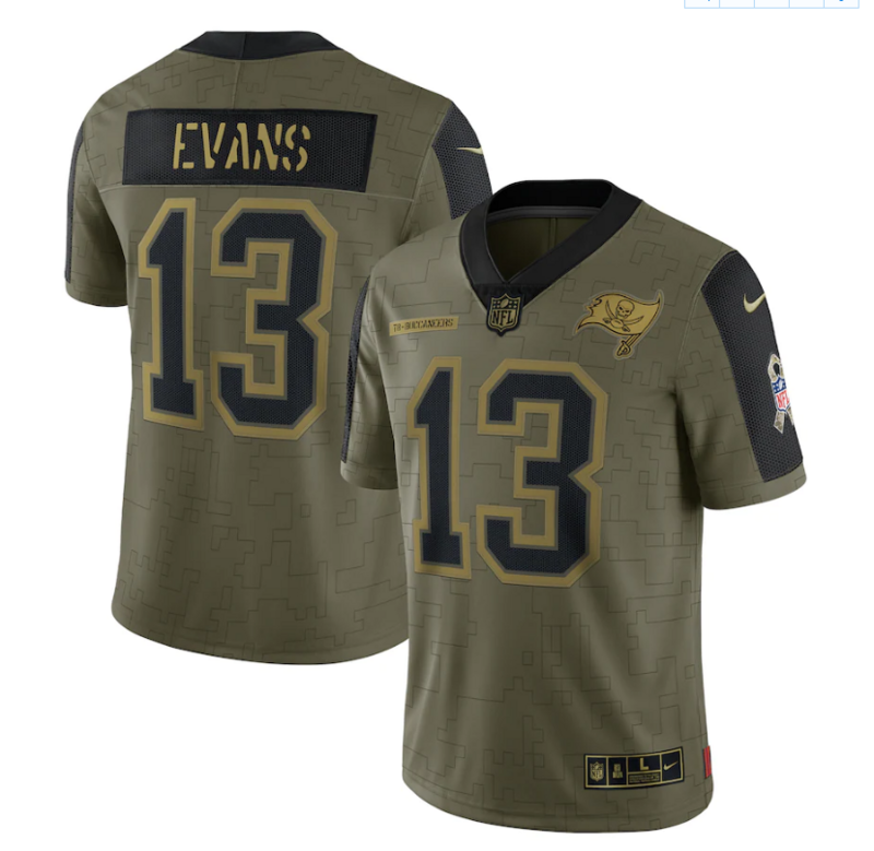 Camisa NFL Tampa Bay Buccaneers Vapor Limited Salute To Service 2021 - Imagem 2