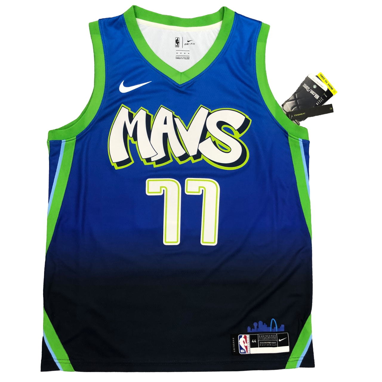 Regata NBA Dallas Mavericks Authentic Doncic 77 - Azul