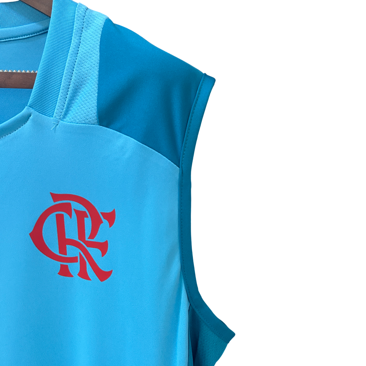 Camisa Regata Flamengo Treino 25/26 Masculina - Azul claro - Imagem 3