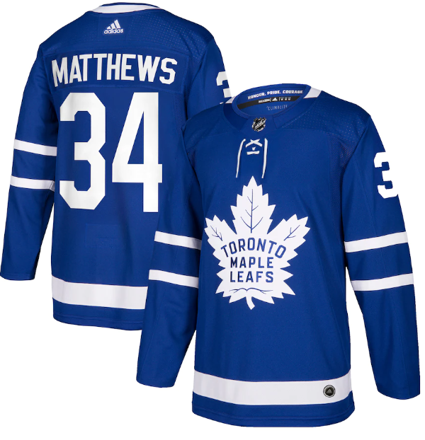 Camisa NHL Toronto Maple Leafs Jersey Azul