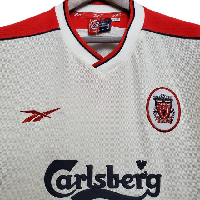 Camisa Liverpool Retrô 1998/1999 Branca - - Imagem 6