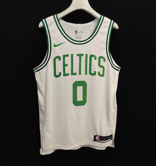 Regata NBA Boston Celtics Icon Edition Authentic Tatum 0 - Branca