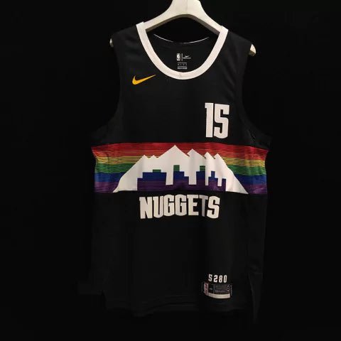 Regata NBA Denver Nuggets Icon Edition 20/21 Authentic Jokic 15 - Preta