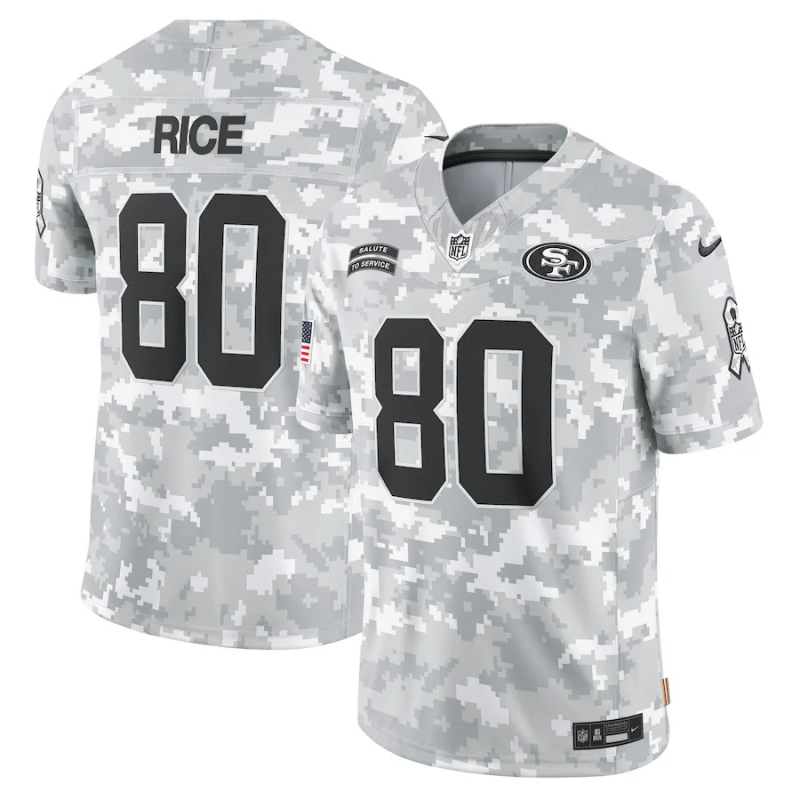 Camisa NFL San Francisco 49ers Vapor F.U.S.E. Limited Jersey Salute To Service 2024 - Imagem 4