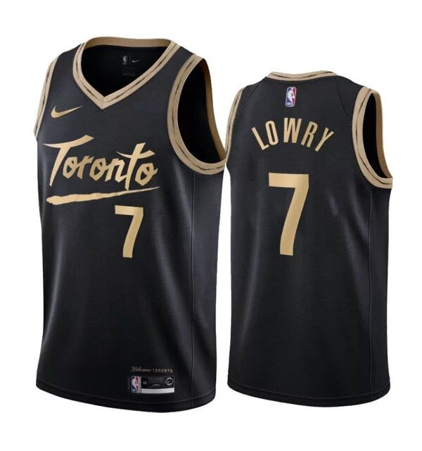 Regata NBA Toronto Raptors City Edition 20/21 Swingman Authentic Lowry 7 - Preta