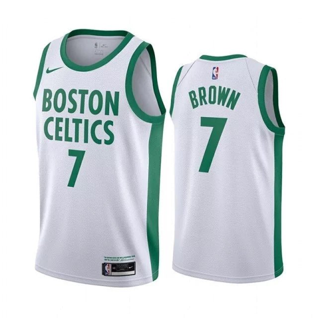 Regata NBA Boston Celtics Authentic Brown 7 - Branca e Verde