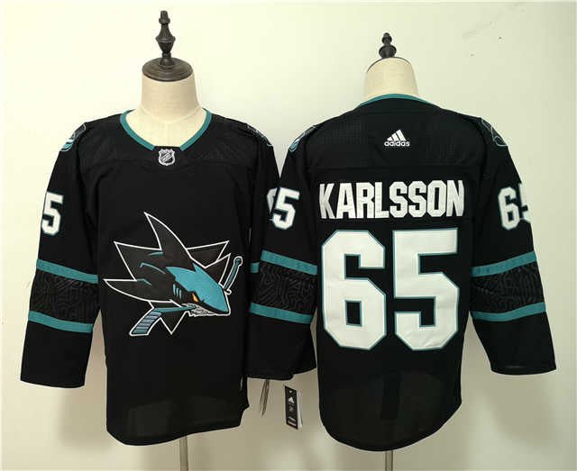 Camisa NHL San Jose Sharks Jersey Preta - Imagem 2