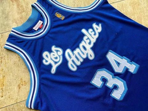 Regata NBA Orlando Magic Retrô 1996-1997 Mitchell & Ness Authentic O' Neal 34 - Azul - Imagem 3