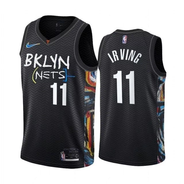 Regata NBA Brooklyn Nets City Edition 20/21 Authentic Irving 11 - Preta