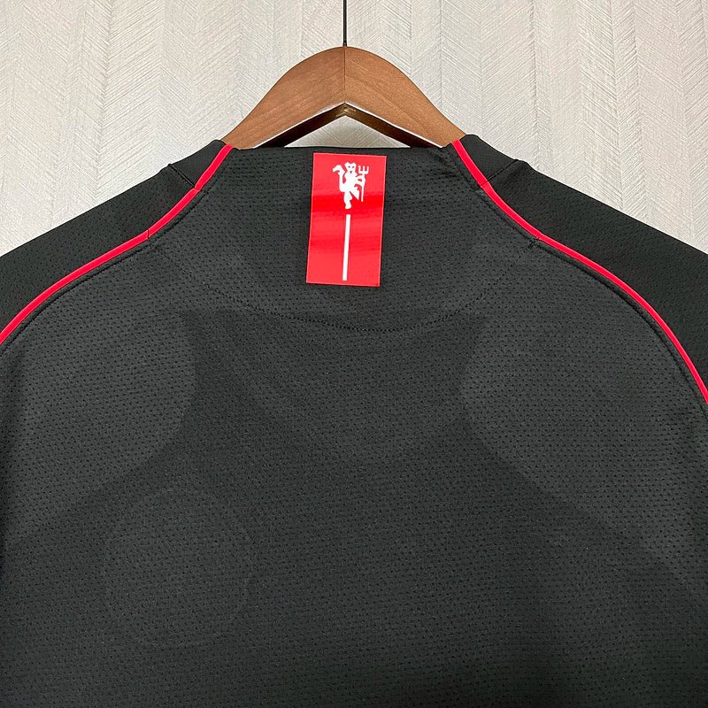 Camisa Retrô Manchester United III Third 2007/08 Masculino Preta - Imagem 7