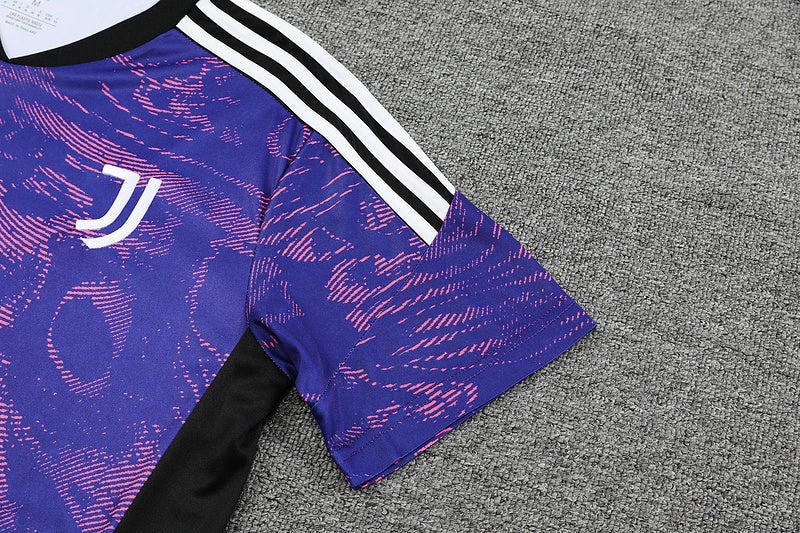 Kit de treino Juventus 23/24 - Roxo II - Imagem 9