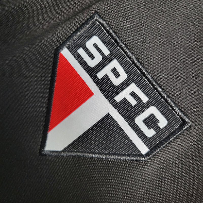 Blusa São Paulo Treino Ziper inteiro 23/24 - Preto - Imagem 5