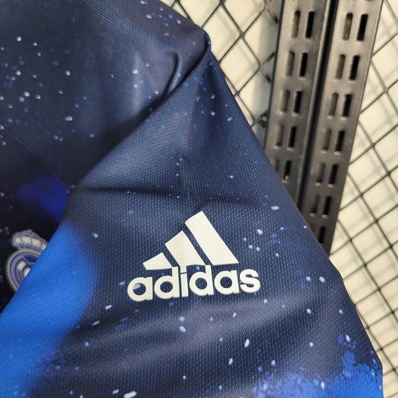 Camisa Real Madrid Especial 2018/19 Retrô - Azul Galáxia - Imagem 5
