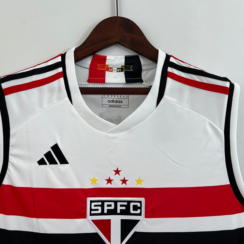 Camisa Regata do São Paulo Home I 23/24 - Branco - Imagem 5