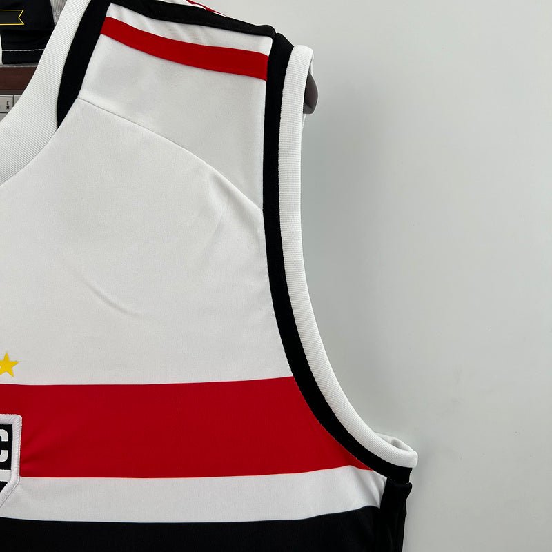 Camisa Regata do São Paulo Home I 23/24 - Branco - Imagem 7