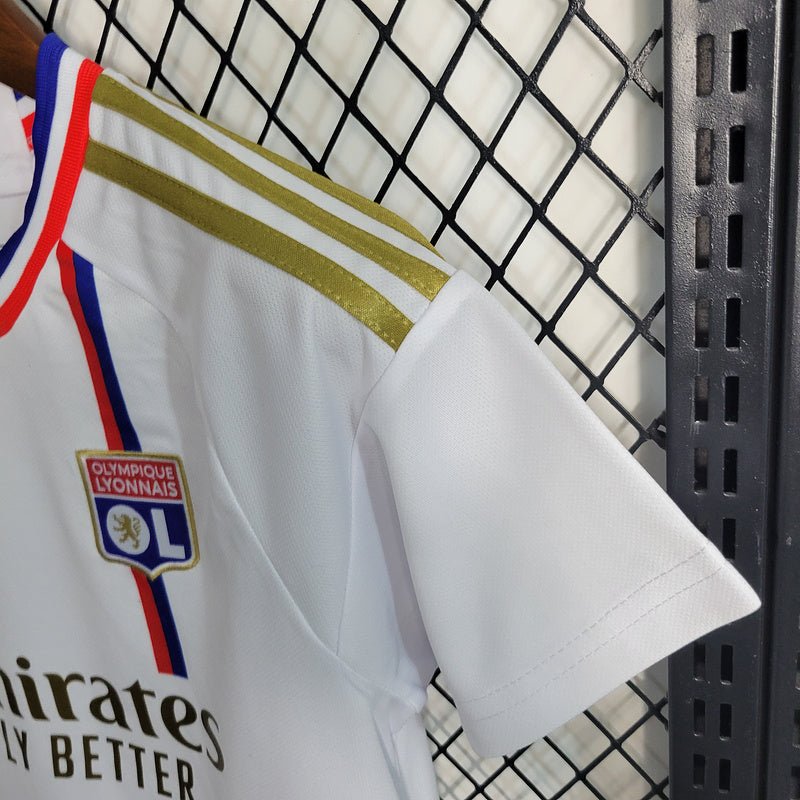 Kit Infantil Lyon 23/24 - Branco - Imagem 4