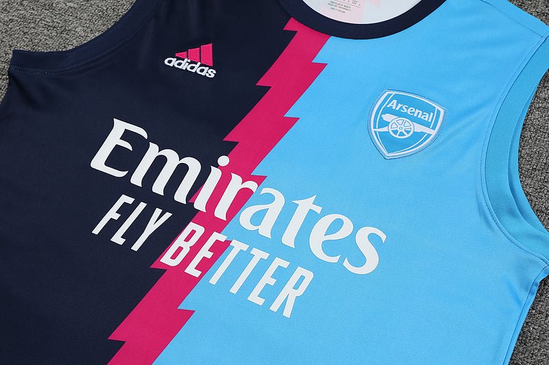 Regata Arsenal 23/24 - Treino - Azul Claro/Preto - Imagem 3