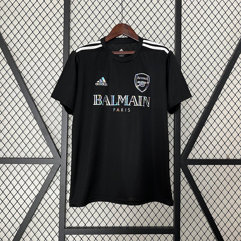 Camisa Arsenal 24/25 x Balmain - Preto