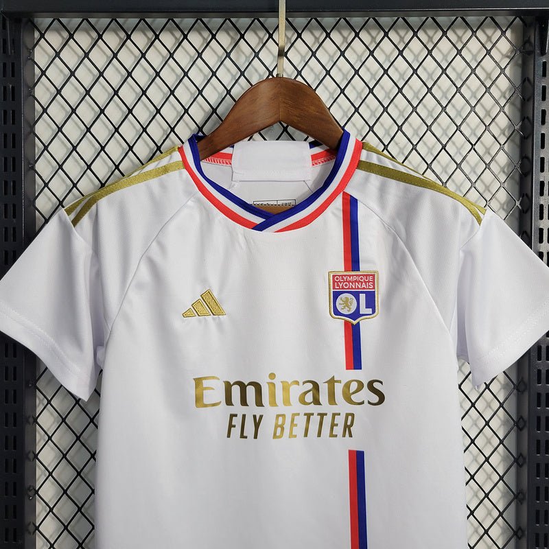 Kit Infantil Lyon 23/24 - Branco - Imagem 6
