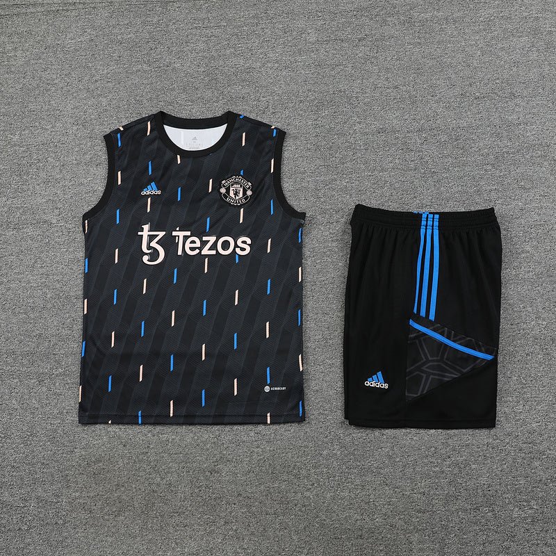Kit de treino Manchester United 23/24 - Preto I - Imagem 6