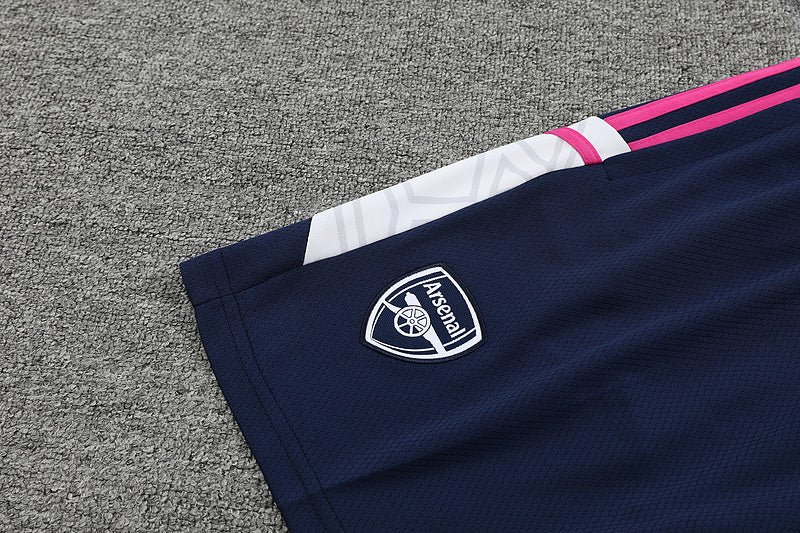 Kit Treino Arsenal II 23/24 - Azul Claro/Preto - Imagem 6