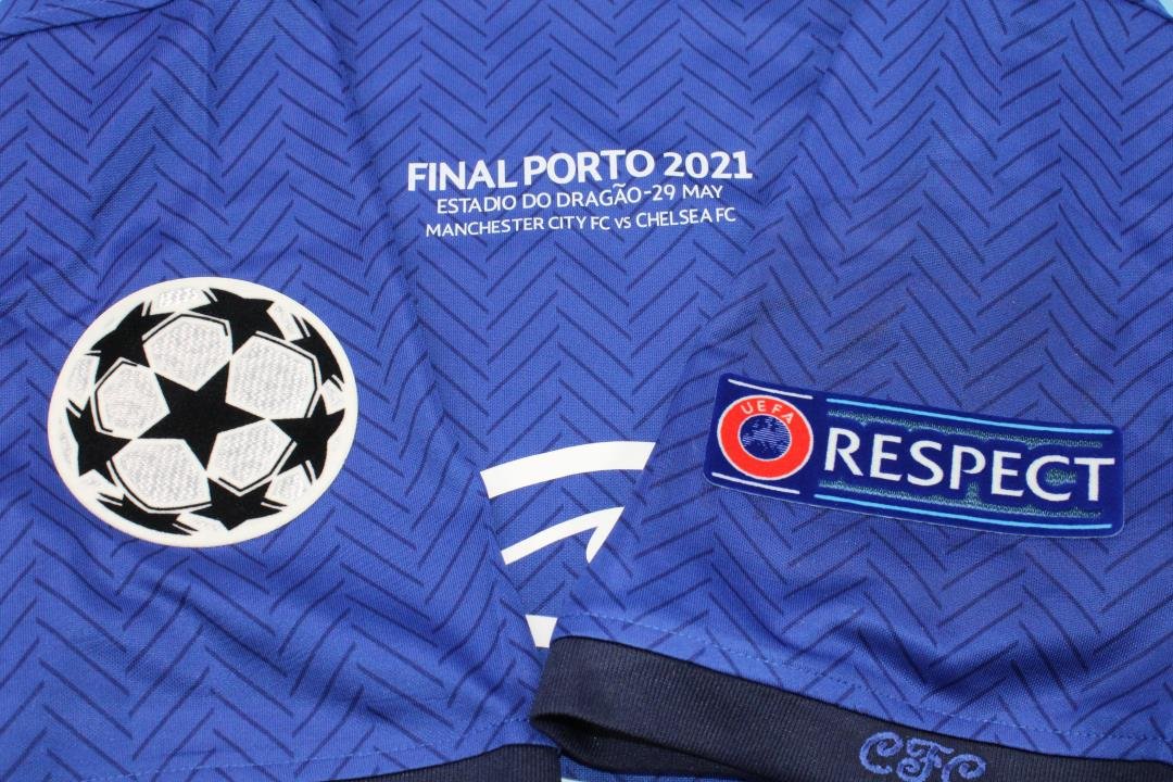 Camisa Chelsea UCL Final 20/21 - Versão Retrô "Kanté" Nº 7 - Imagem 9