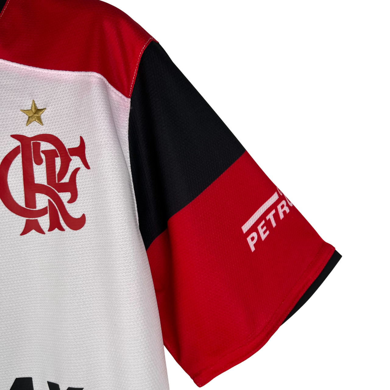 Camisa Flamengo lI Retro 2008/09 - Branca e Vermelha - Imagem 5