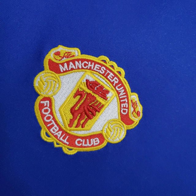 Camisa Manchester United Retrô 1985/1986 Azul - - Imagem 3