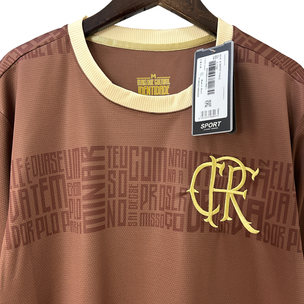 Camisa Flamengo Edição Especial 24/25 Masculina - Marrom - Imagem 3