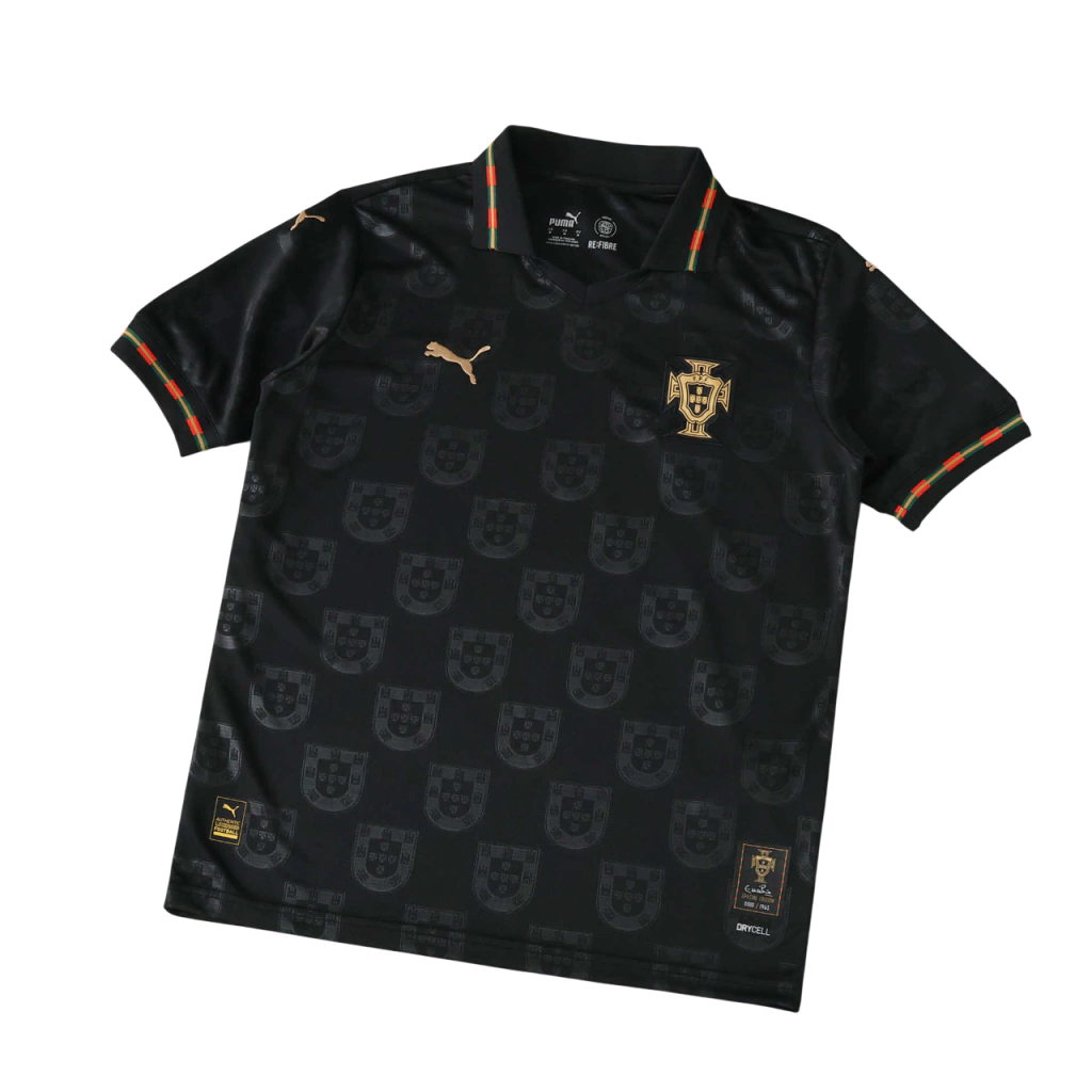Camisa Seleção Portugal Pantera Negra 2026/27 Torcedor Preta - Imagem 4