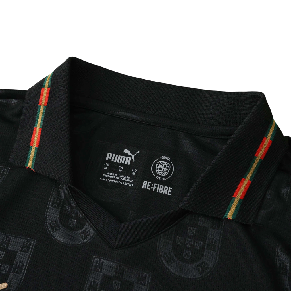 Camisa Seleção Portugal Pantera Negra 2026/27 Torcedor Preta - Imagem 6