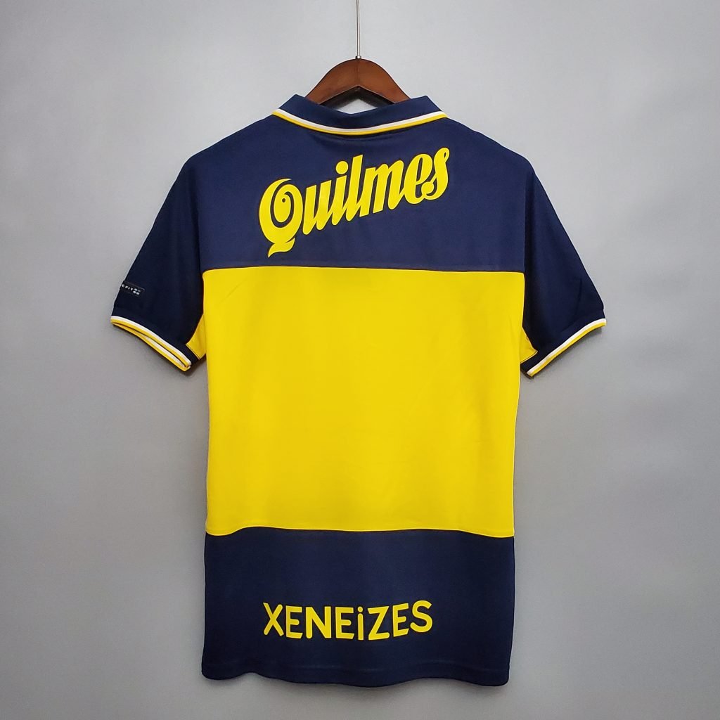 Camisa Boca Juniors Retrô 1998/99 - Azul e Amarelo - Imagem 2