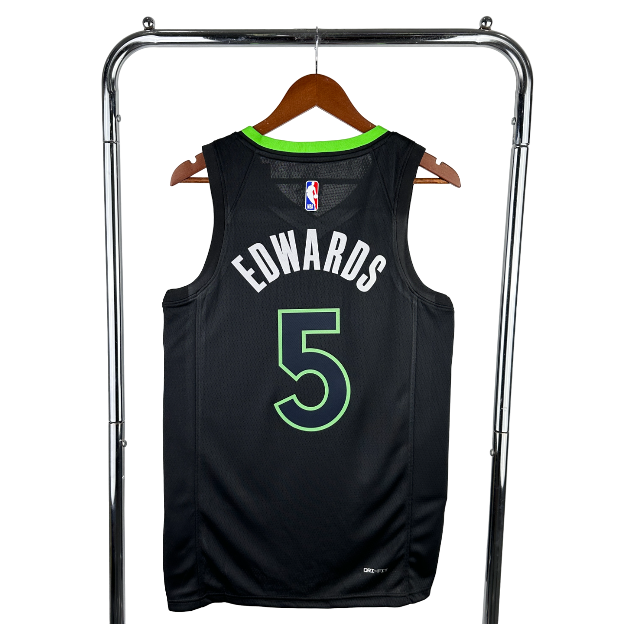 Regata NBA Minnesota Timberwolves Jordan Authentic Edwards 5 - Preta - Imagem 2